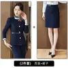Traje gris de otoño e invierno, atuendo de negocios, ropa formal para hombres y mujeres, moda de alta gama, uniforme de trabajo para recepcionista, recepción de hotel