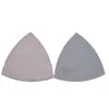 Papel de Lija Triangular Blanco de 90*90*90mm, Papel de Lija Autoadhesivo con Flocado, Papel de Lija Multiusos para Lijado y Pulido, Papel de Lija Seco