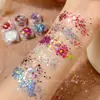 Primavera Mais Vendido Celebridade da Internet Arte de Unhas Glitter Gelo Triturado Laser Irregular Pó Brilhante Decorações de Unhas Atacado