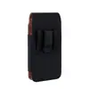 Funda de cuero vertical universal para colgar en la cintura para hombre, estilo de negocios, para llevar en el cinturón, tela Oxford, resistente al desgaste, bolsa de teléfono portátil