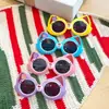 Gafas de Sol Lindas Estilo Coreano para Niños Gatito Dibujos Animados Anti-UV Moda Divertidas Fotografía Callejera Niña Bebé Gafas de Sol