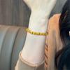 "O Que Você Quer" Novo Estilo Chinês Sem Desbotar Pulseira de Pedra Olho de Tigre Dourado Luxo Leve Versátil Pulseira Branca Feminina Presentes
