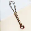 Lanyards Tejidos Coloridos para Teléfono Móvil, Llaveros Estilo Étnico, Accesorios de Joyería Bohemia Estilo Pareja Al Por Mayor