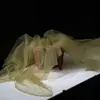 Tela de malla de hilo de niebla de hadas ins, suave, hecha a mano, bricolaje, color sólido, velo de encaje, tela de tul transparente para ropa
