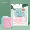 Esponja para Lavado Facial, Esponja Limpiadora, Algodón de Pulpa de Madera, Malla de Abeja de Poros Gruesos Limpieza Profunda, Engrosada, Limpieza y Exfoliación Ampliadas, Se Puede Colgar
