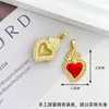 Colgante de Corazón Estilo Barroco, Accesorio para Joyería DIY de Diseño Único, Joyería de Esmalte de Corazón para Halloween