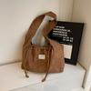 Estilo Coreano Distintivo Artístico con Cordón Estilo Coreano Casual Nicho Bolso Sobaco Bolso de Mano de Moda Bolso de Hombro Elegante para Mujer