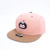 Gorras infantiles de moda para comercio exterior en Europa y América, gorras de béisbol de visera plana, gorras de hip-hop de dibujos animados para street dance, sombreros de sol de verano
