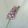 Orquídea Borboleta de Filme com 9 Cabeças Impressa em 3D Toque Real Flor Artificial Casamento Casa Hotel Decoração Enfeites Flor Artificial Atacado