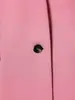 Comercio Exterior Transfronterizo Otoño e Invierno 2025 Nueva Moda Versátil Elegante Lana Ajustado Solapa Un Botón Abrigo de Lana para Mujer