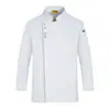 Roupa de trabalho para chef de catering, de manga comprida, para homens, adequada para restaurantes, hotéis e cozinhas; uniforme de chef de outono e inverno para confeiteiros e padeiros