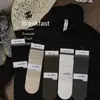 Calcetines Holgados Nuevos Estilos para Otoño e Invierno Todo en Uno, Calcetines Largos Grises Estilo Japonés y Coreano, Calcetines Lisos de Encaje de Tubo Recto para Estudiantes