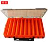 Caja de Almacenamiento de Señuelos Extra Grande, Caja Grande para Almacenar Señuelos Falsos, Caja de Madera de Doble Cara para Camarones con Asa, Caja para Equipo de Pesca