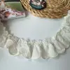 7cm Algodão Renda Bordada Acessórios Barra de Saia Punhos Algodão Lo Guarda-chuva Manual DIY Material Atacado