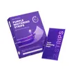 Tiras blanqueadoras de dientes moradas personalizadas, paquete de 14 piezas, tiras de protección y blanqueamiento de dientes de doble efecto, transfronterizo OEM/ODM
