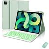Adecuado para Funda Protectora iPad Air 13 pulgadas 2024 Pro110.9 Teclado Bluetooth Retroiluminado Colorido Ranura para Lápiz Funda de Cuero