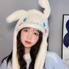 Gorro Kuromi Brillante, Gorro de Conejo con Orejas Móviles, Popular en Línea, Apretable Estilo Pastoral Sanrio