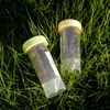 Tubo de Centrífuga de Laboratorio Tubo Dispensador de Granos de Café Plástico PP 25/50ml 100ml Botella Dispensadora de Pie con Soporte