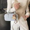 Bolsa de Bowling Versátil de Luxo Leve Estilo Coreano para Mulheres 2026 Nova Bolsa de Mão de Nicho com Textura, Bolsa de Ombro Único Transversal
