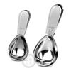 Cuchara de café de acero inoxidable 304 engrosada con cuchara medidora con escala, cuchara para leche en polvo, juego de cucharas medidoras para condimentos, herramientas de cocina para hornear