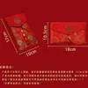 2025 Ano Novo Tecido Brocado Envelope Vermelho Saudações de Ano Novo Pacote de Ano Novo Ano do Dragão Funcionário da Empresa Bônus 10.000 Yuan Envelope Vermelho Chinoiserie