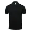 Polo de algodón de alta gama con solapa y logo personalizadoCamiseta para verano de hombres y mujeres overol de manga corta para empresa