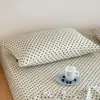 Funda de almohada de algodón 100% hipoalergénica, una pieza, gasa de doble capa, funda de almohada de algodón puro 48*74, para una persona, funda de almohada infantil de dibujos animados, artículo individual