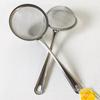 Colador de acero inoxidable de 14 cm filtro de malla fina para leche de soya jugo red fina filtro de residuos de aceite pantalla puesto venta caliente mayoreo