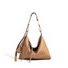 Bolsa Hobo Design de Primavera e Verão Senso de Design Nicho Bolsa Transversal Comércio Exterior Couro Bovino de Camada Superior Bolsa Feminina Senso Francês de Alto Padrão Bolsa de Axila