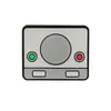 Teclado de Controle de Jogo Console de Jogo Tamancos Charms para Sapato Borracha Macia PVC Acessórios de Chinelo Decoração Presente para Menino