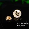 Série de Novos Produtos Agulha de Broche Estilo Coreano Moda Elegante Versátil Zircônia Pequena Flor de Gola Borboleta Formato Broche Acessórios