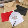 Transfronterizo En Stock Estilo Occidental Pegamento de Saliva Autoadhesivos Sobres de Papel Kraft Invitaciones de Boda Invitaciones de Negocios Tarjetas de Felicitación Venta al por Mayor