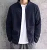 Chaqueta de terciopelo austriaco de doble cara con cuello alto para hombre en Otoño e Invierno Nueva Gruesa Caliente Holgada Cárdigan Sudadera de Forro Polar