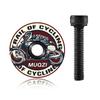 Juego de cuencos para bicicleta MUQZI, cubierta para horquilla delantera de bicicleta de montaña o carretera, cubierta superior para manillar, cubierta vertical de aleación de aluminio personalizada