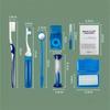 Productos de Comercio Exterior Kit de Cuidado Bucal Juego de Ocho Piezas para Cuidado Dental Hilo Dental Cepillo de Dientes Espejo Bucal