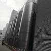 Silo de aço inoxidável grande vertical para armazenamento de grânulos de PP silo para armazenamento de grãos milho amido saída de fábrica