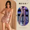 Lencería Sexy para Momentos Privados, Puro Deseo, Reina del Cosplay Noche de Discoteca Vestido Ajustado con Lentejuelas, Cuello en V Profundo, El Atuendo Definitivo para Mujeres Jóvenes
