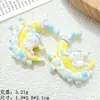 Dibujos Animados Bricolaje Accesorios de Resina Accesorios Luna Pequeña Pegatina Europea para Refrigerador Accesorios para el Cabello Funda para Teléfono Móvil Hebilla de Zapato Accesorios Colgantes Material