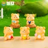 Producto Nuevo Original Osito Gordito Figura Linda Decoración de Resina DIY Accesorio de Bolsa Ciega Adorno para Escritorio de Oficina
