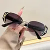 Óculos de Sol Retrô Olho de Gato Picante Europeu e Americano Sensação de Alto Padrão Emagrecedores Personalidade Óculos de Sol de Metal Óculos de Sol com Proteção UV Masculino