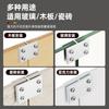 Soporte de clip de vidrio de aleación de aluminio, abrazadera de clip de vidrio, clip laminado, clip fijo, soporte de vidrio rectangular, accesorios de hardware