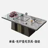 Nova Mesa de Chá de Ardósia Estilo Chinês Mesa de Chá Moderna para Casa Mesa de Chá e Conjunto de Cadeiras Integrados Conjunto Completo para Escritório Varanda Sala de Estar