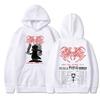 Sudadera con capucha estampada Ghostemane Europe Tour 2019 para hombre y mujer, sudadera vintage negra con capucha