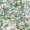 Unhas Artísticas da Moda com Strass Grandes e Pequenos, Decorações de Strass Empilhadas Tridimensionais com 33 Facetas, Unhas Coloridas Totalmente com Strass