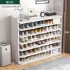 Sapateira para Entrada de Casa, Multicamadas, Design Simples para Dormitórios e Apartamentos Alugados, Solução de Armazenamento, Grande Capacidade, Armário de Sapatos à Prova de Poeira