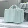 Maleta Pequeña Portátil Ligera Regalo de Boda Bolsa de Maquillaje de Almacenamiento Portátil Caja con Contraseña para Mujer Maleta Pequeña de 14 pulgadas