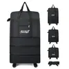 Bolsa de bagagem dobrável universal com rodas, bolsa de transporte aérea 158, super grande capacidade, bolsa de viagem para estudo no exterior