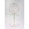 Estante de Metal Nuevo para Joyería Transfronterizo Cara de Nicho Accesorios de Exhibición de Joyería de Gama Alta Estante de Almacenamiento para Collares y Pendientes