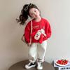 Conjunto de Sudadera 3D con Cachorro para Niñas Primavera y Otoño 2025 Nuevo Estilo Princesa Moderno Versátil Pantalones Deportivos para Bebés Niñas