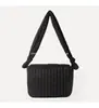 Bolso de Axila de Nailon Relleno de Algodón Transfronterizo Bolso Cruzado Acolchado Transfronterizo Bolso de Hombro de Nailon Relleno de Algodón Fábrica Personalizada